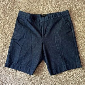 banana republic denim bermuda shorts